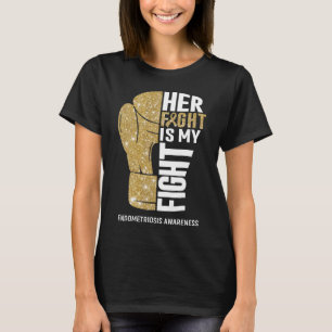 Boxing Gloves Endometriosis Warrior T-Shirt