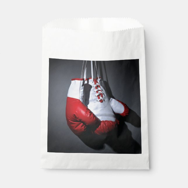 Boxing gloves  favour bag (Front)