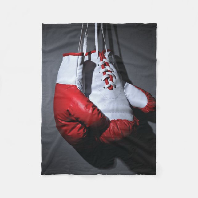 Boxing gloves fleece blanket (Front)
