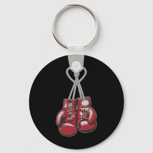Boxing Gloves Heart Valentine's Day Fighters Athle Keychain