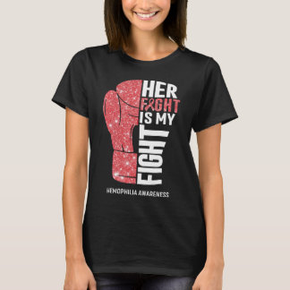Boxing Gloves Hemophilia Warrior T-Shirt
