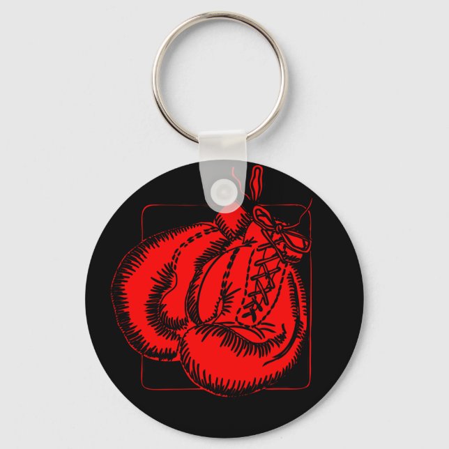 Boxing Gloves Keychain (Front)