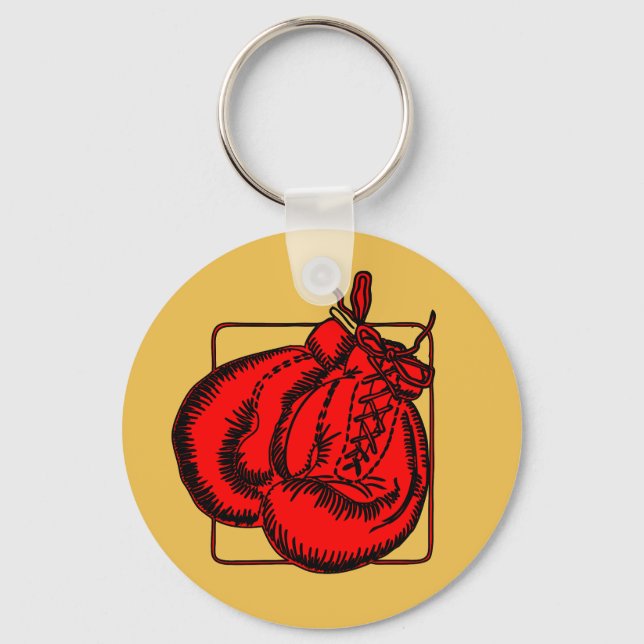 Boxing Gloves Keychain (Front)