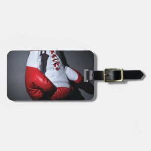 Boxing gloves  luggage tag