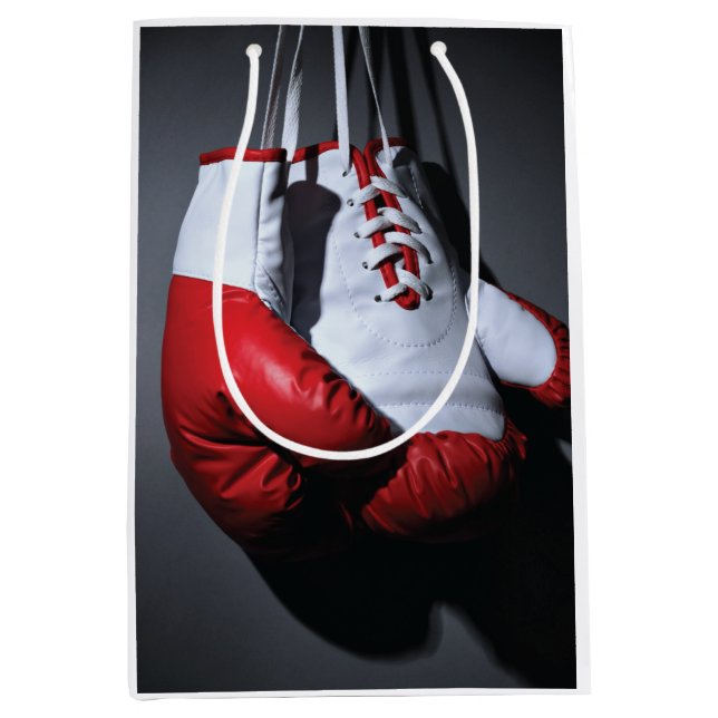 Boxing gloves medium gift bag (Front)