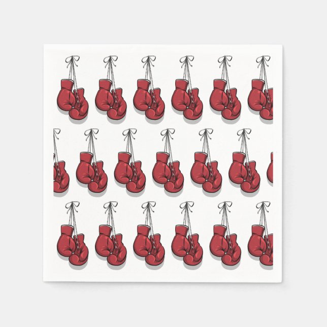 Boxing Gloves Napkin (Front)