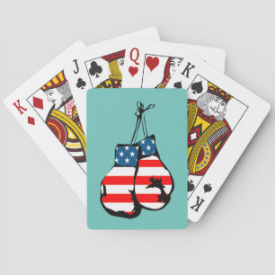 BOXING GLOVES PATRIOT PLAYING CARDS