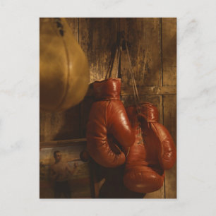 Boxing Gloves Postcard
