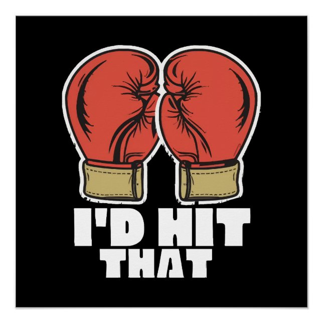Boxing gloves poster (Front)
