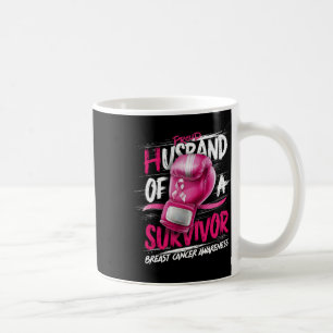 Boxing Gloves Proud Husband Of A Survivor Breast C Coffee Mug