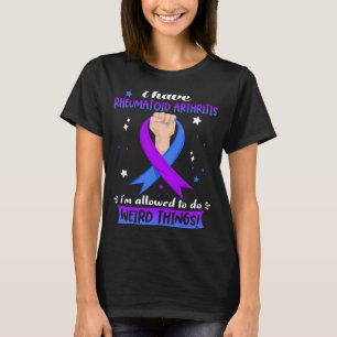 Boxing Gloves Rheumatoid Arthritis Warrior T-Shirt