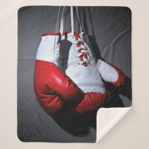 Boxing gloves  sherpa blanket