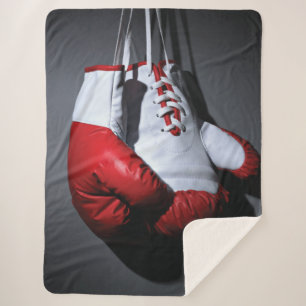 Boxing gloves  sherpa blanket