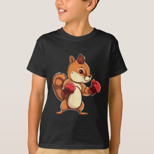 Boxing Gloves Squirrel Boxer Kickboxer Kickboxing T-Shirt