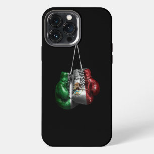 Boxing Gloves T-Shirt - Mexico Vintage flag iPhone 13 Pro Max Case