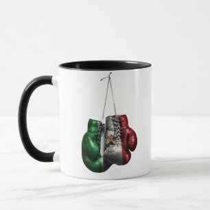 Boxing Gloves T-Shirt - Mexico Vintage flag Mug