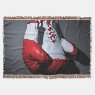 Boxing gloves  throw blanket