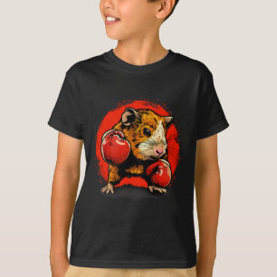 Boxing Guinea Pig With Boxing Gloves Kickboxing Fu T-Shirt