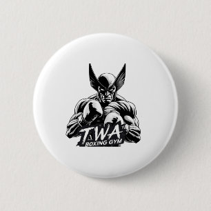 Boxing Gym 1 2 Inch Round Button