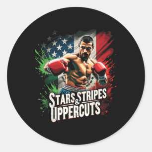 Boxing Gym  Classic Round Sticker