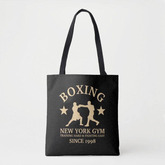 Boxing Gym, Pro Fighters Tote Bag (Front)