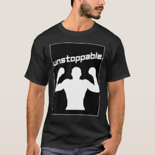 Boxing Gym Workout Graphic Motivation Unstoppable  T-Shirt