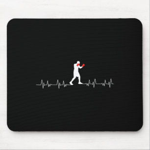 Boxing Heartbeat Art Boxing Gloves Gym Boxer Boys  Mouse Pad