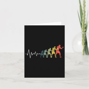 Boxing Heartbeat Boxer Fight Love Card