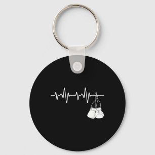 Boxing Heartbeat - Boxing Lover Boxer Kickboxing F Keychain