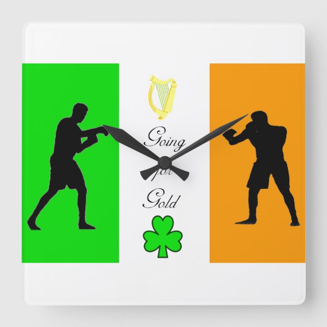 Boxing image for Square Wall Clock (Front)