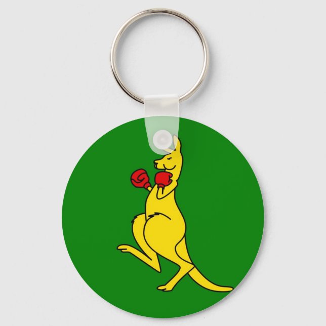 Boxing kangaroo collector item"s keychain (Front)