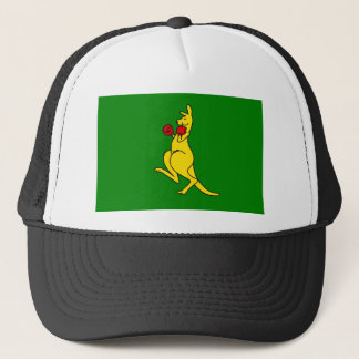 Boxing kangaroo collector item"s trucker hat