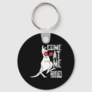 Boxing Kangaroo Come At Me Bro Jumping Kangaroos Keychain