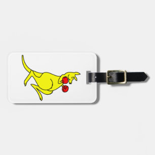 Boxing Kangaroo Luggage Tag