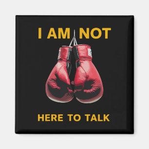 Boxing Kickboxing Boxing Lover Boxer Funny Saying  Magnet