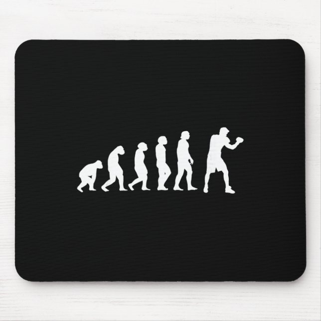 Boxing Kickboxing Evolution Boxing Fight Boxer  Mouse Pad (Front)