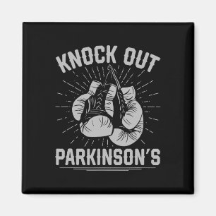 Boxing Kickboxing Fighter Knock Out Parkinsons Magnet