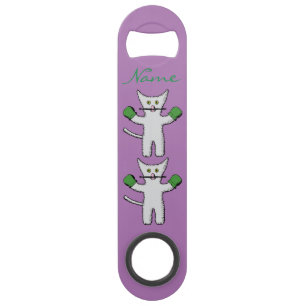Boxing Kitten with Mittens Thunder_Cove Bar Key