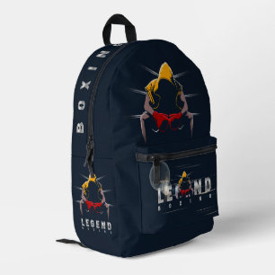 Boxing Legends Printed Backpack