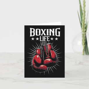 Boxing Life Kickboxing Lovers Kickboxer Profession Card