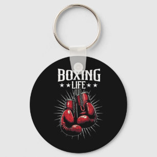 Boxing Life Kickboxing Lovers Kickboxer Profession Keychain