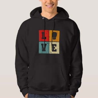 Boxing Love Martial Arts Boxing Fighter Kickboxin Hoodie