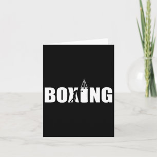 Boxing Lover Gym Boxer Kickboxing Kickboxer Enthus Card