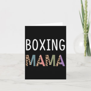 Boxing Mama Boxer Women Gift - Funny Boxing Mom Card