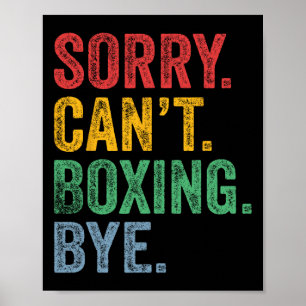 Boxing Men Women Poster