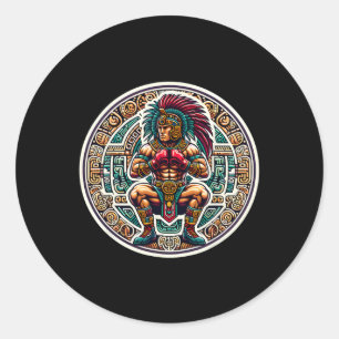 Boxing Mexico Funny Mexican Vintage Style Boxing F Classic Round Sticker