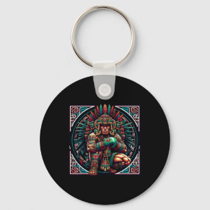 Boxing Mexico Funny Mexican Vintage Style Boxing M Keychain