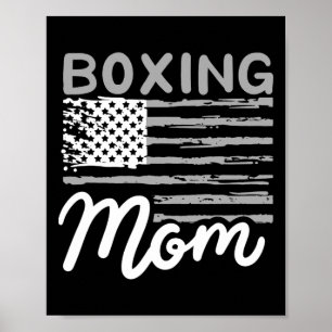 Boxing Mom Boxing Mother Kickboxing Mommy Mama Mot Poster