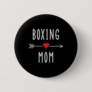 Boxing Mom Funny Womens Boxing Mma Muay Thai Mom G 2 Inch Round Button