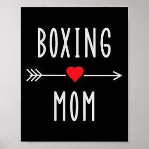 Boxing Mom Funny Womens Boxing Mma Muay Thai Mom G Poster